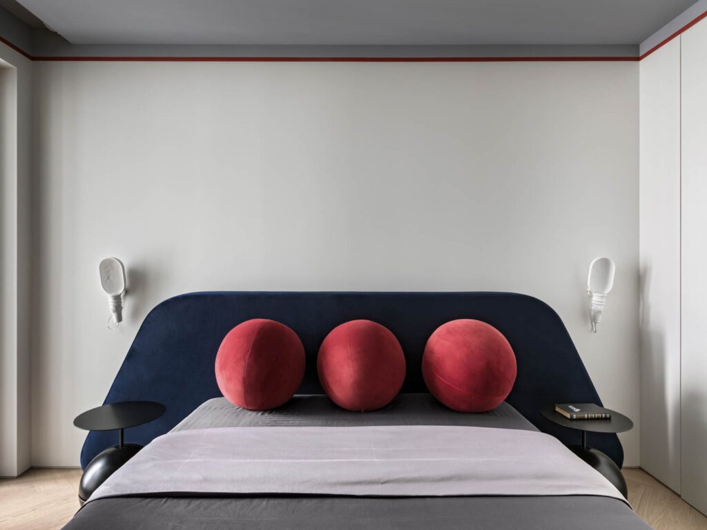 一床一对表Zapazuha休息初级卧室,