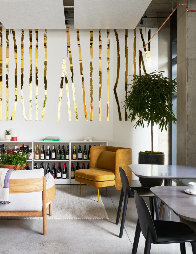 休息室轮椅Memo和Bluddt坐在 Bolia地毯上,