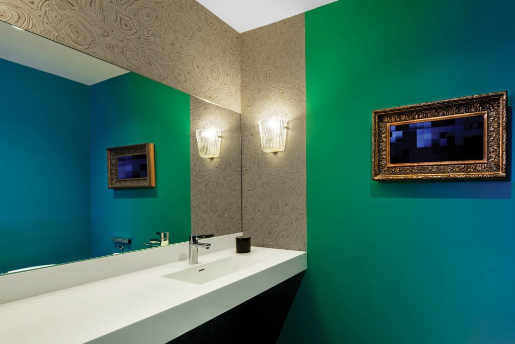 入门大厅外的火药房皮耶罗Fornasti壁纸仿真machite加入固反射虚伪、定制镜像和古董孔