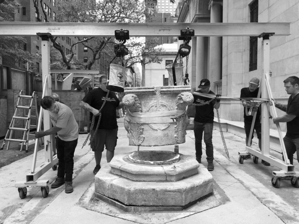 对比器安装15世纪井口