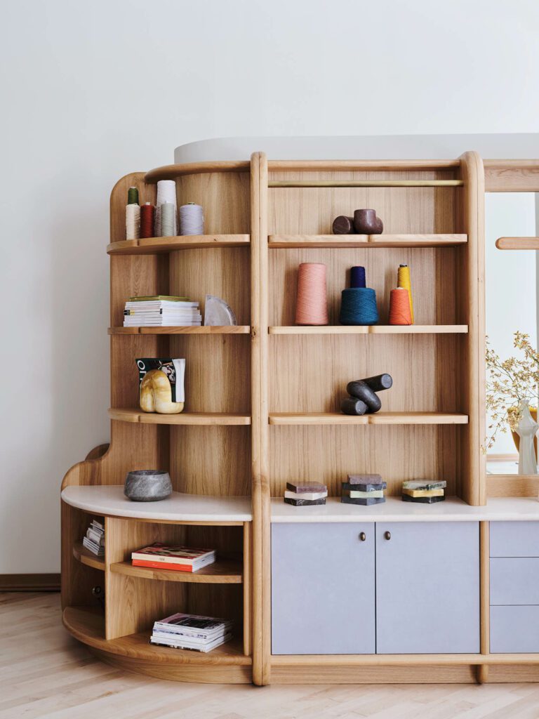 木墙单元加多色对象