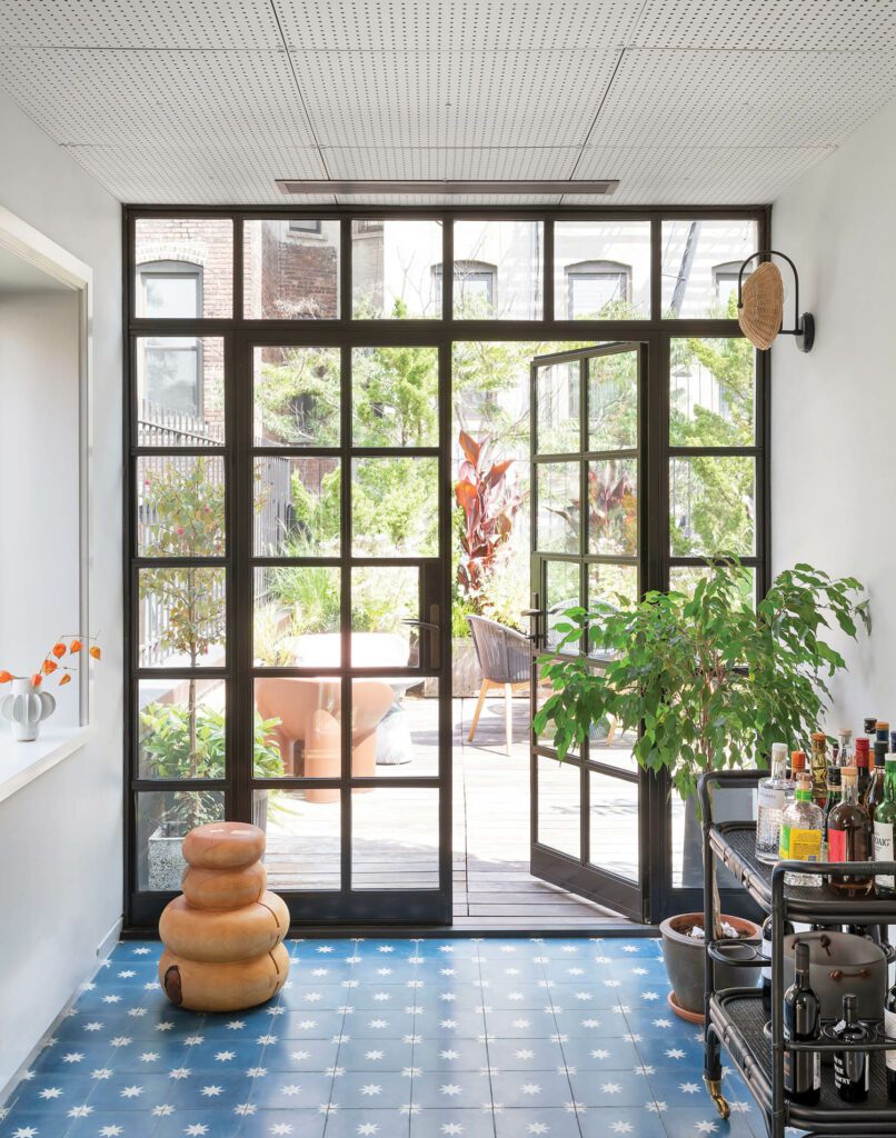 太阳室通向阳台