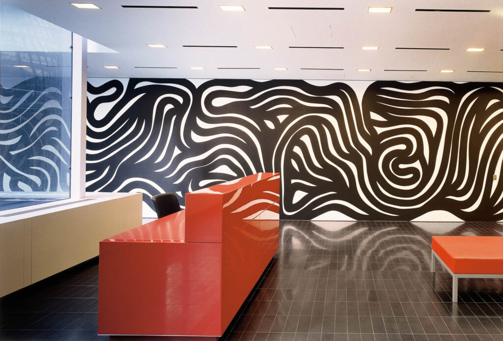 Sol LeWitt黑白曲线卷