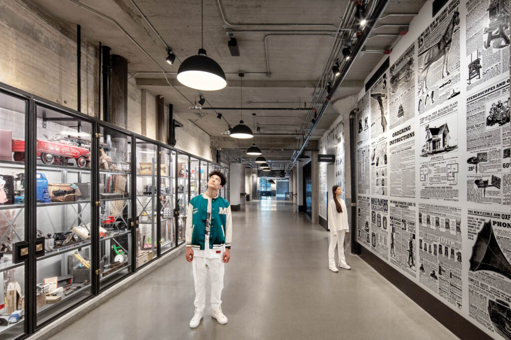 墙上标注自1900年代初Sears目录