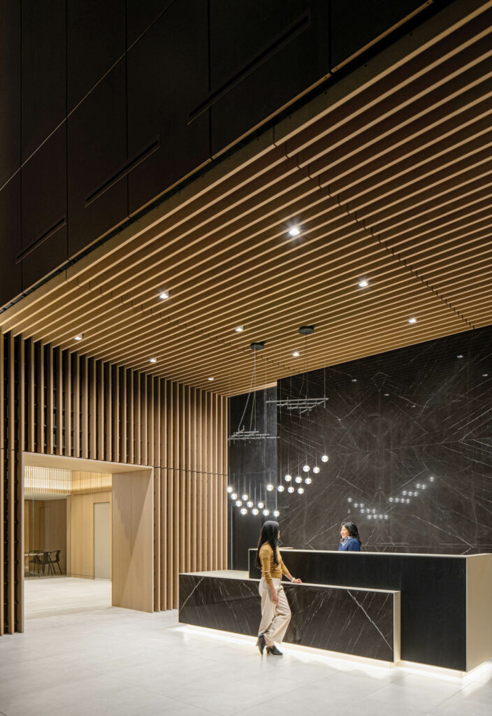 大堂住宅塔 覆盖黑色大理石