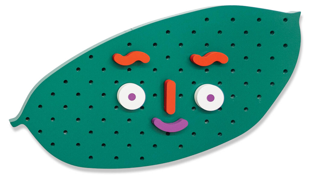 叶形交互面部特征