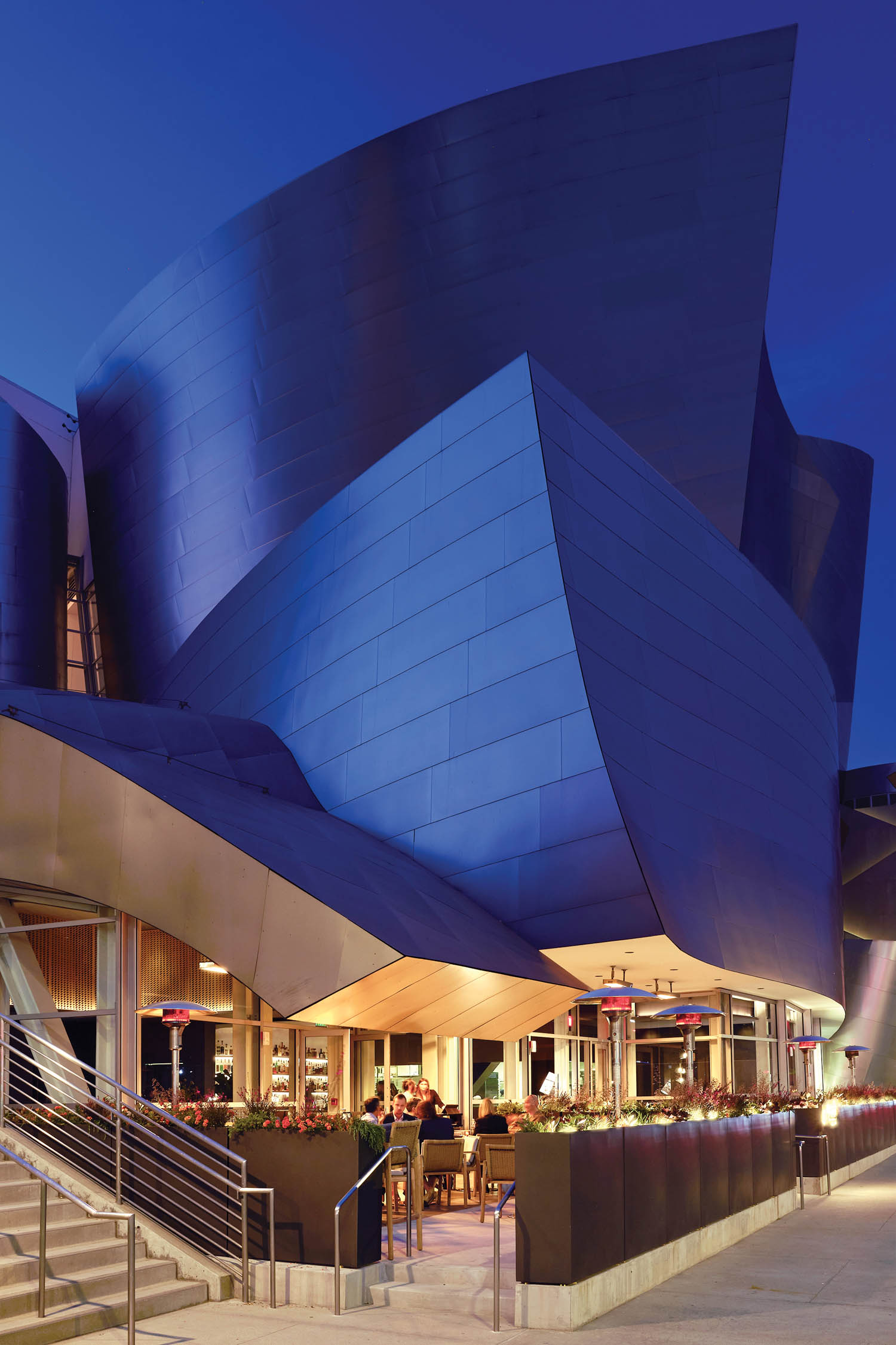 蓝建筑华特迪斯尼音乐厅