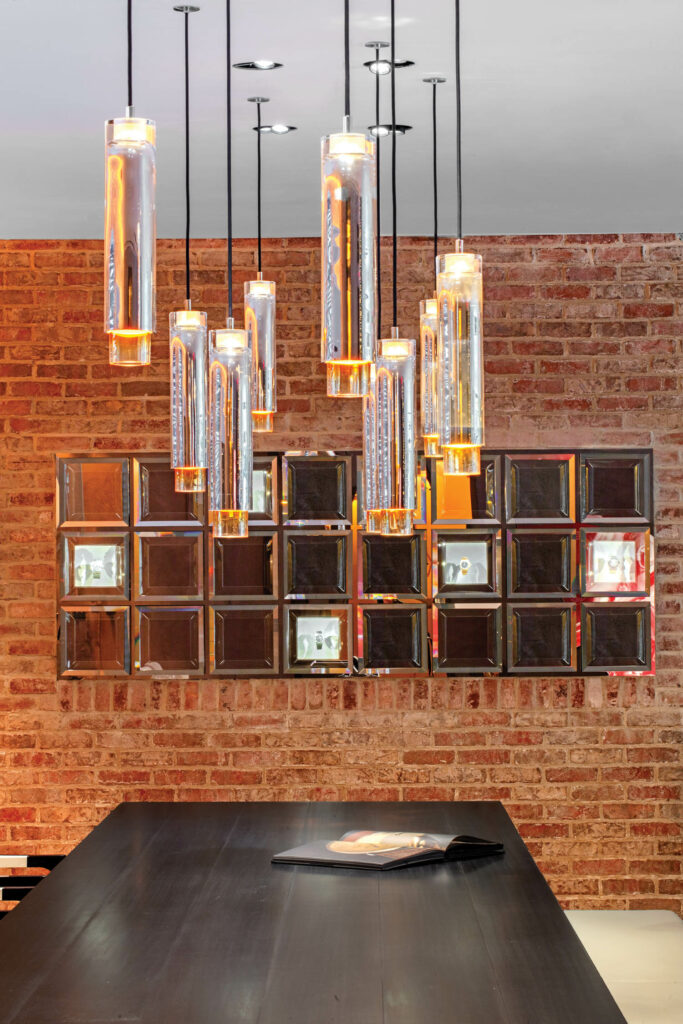 圆形嵌套点燃AP楼热冷光