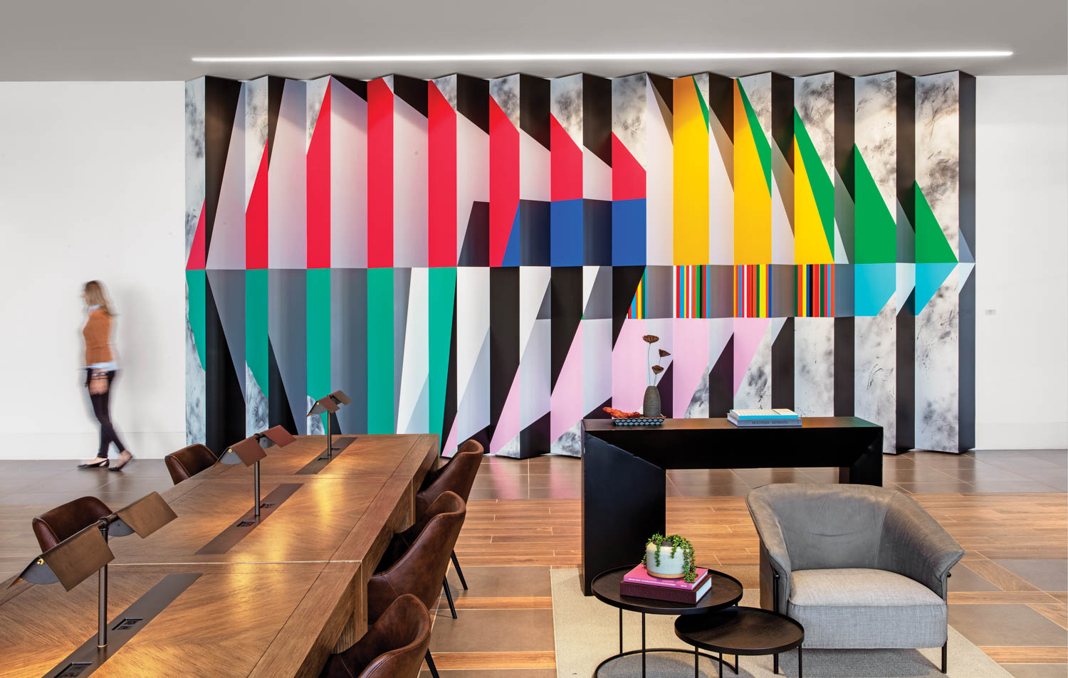 区块162线中彩色壁画