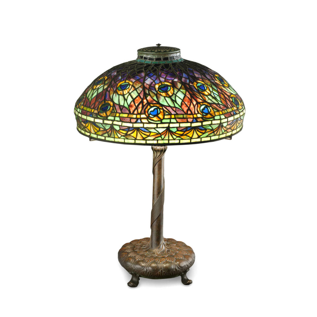 孔雀表灯,陶瓷灯带装饰阴凉