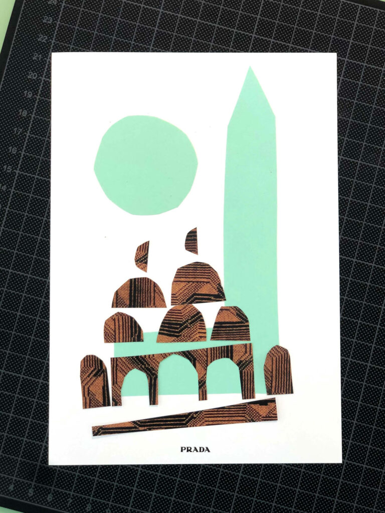 由Gio Pastri设计并连接Prada和La Serenisima