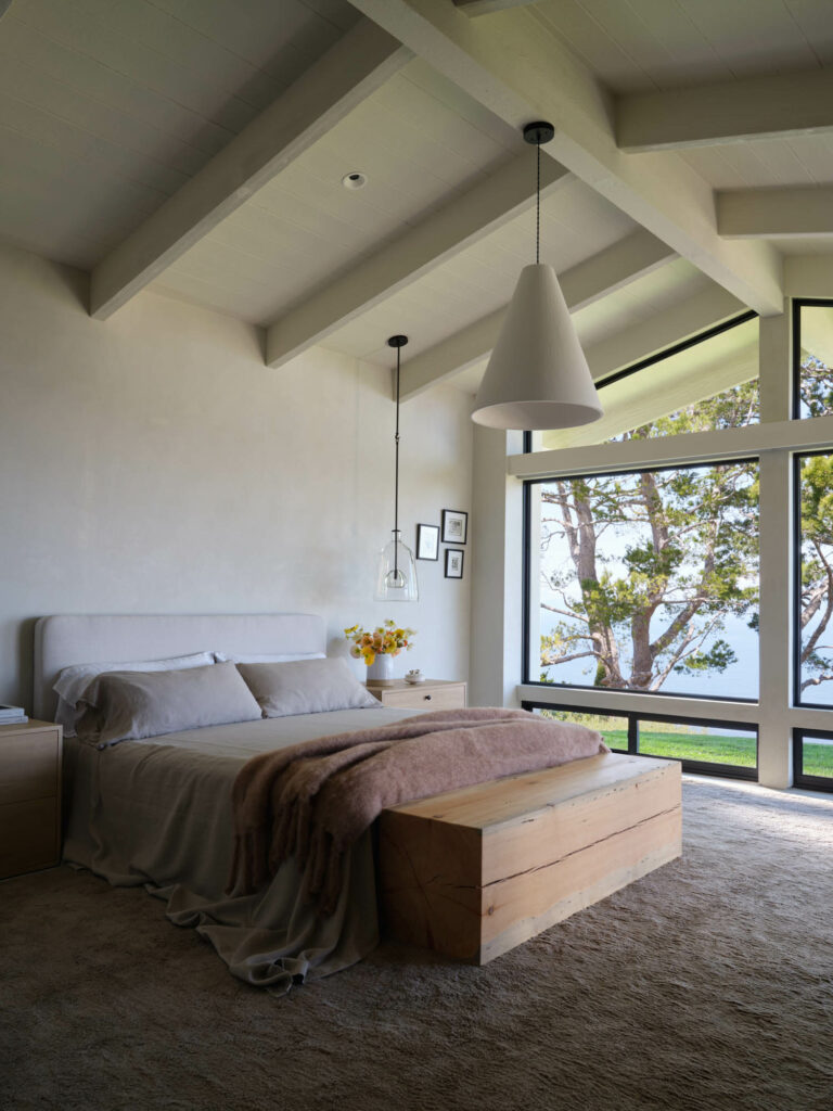 软院主卧室 窗墙俯视风景