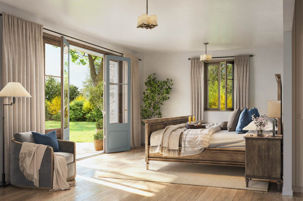 莱斯博德斯庄园温馨卧室