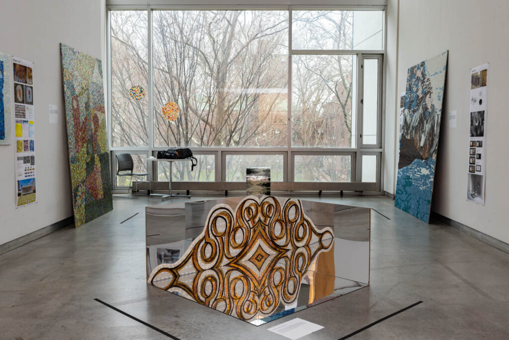 Pratt设计学院美术馆内部显示