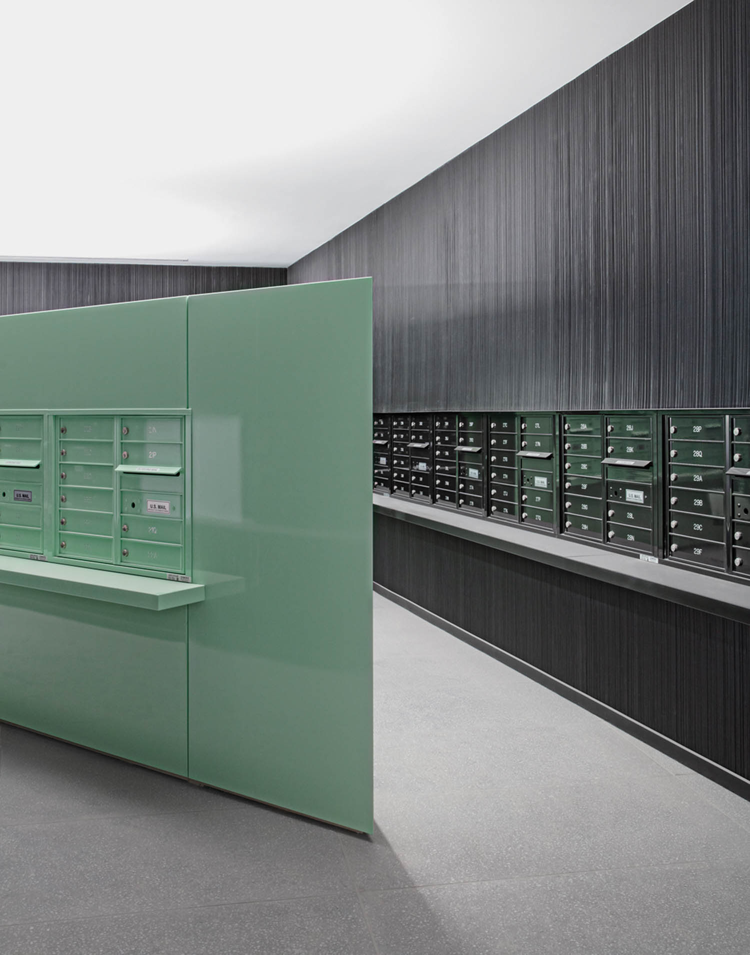 住宅楼绿黑邮箱