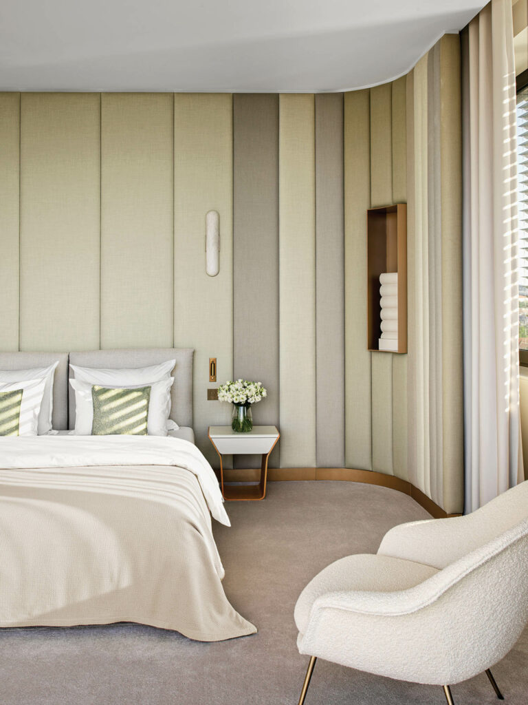 装饰绿线 客房墙