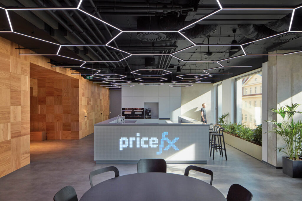 Pricefx标识显示LED屏幕前台