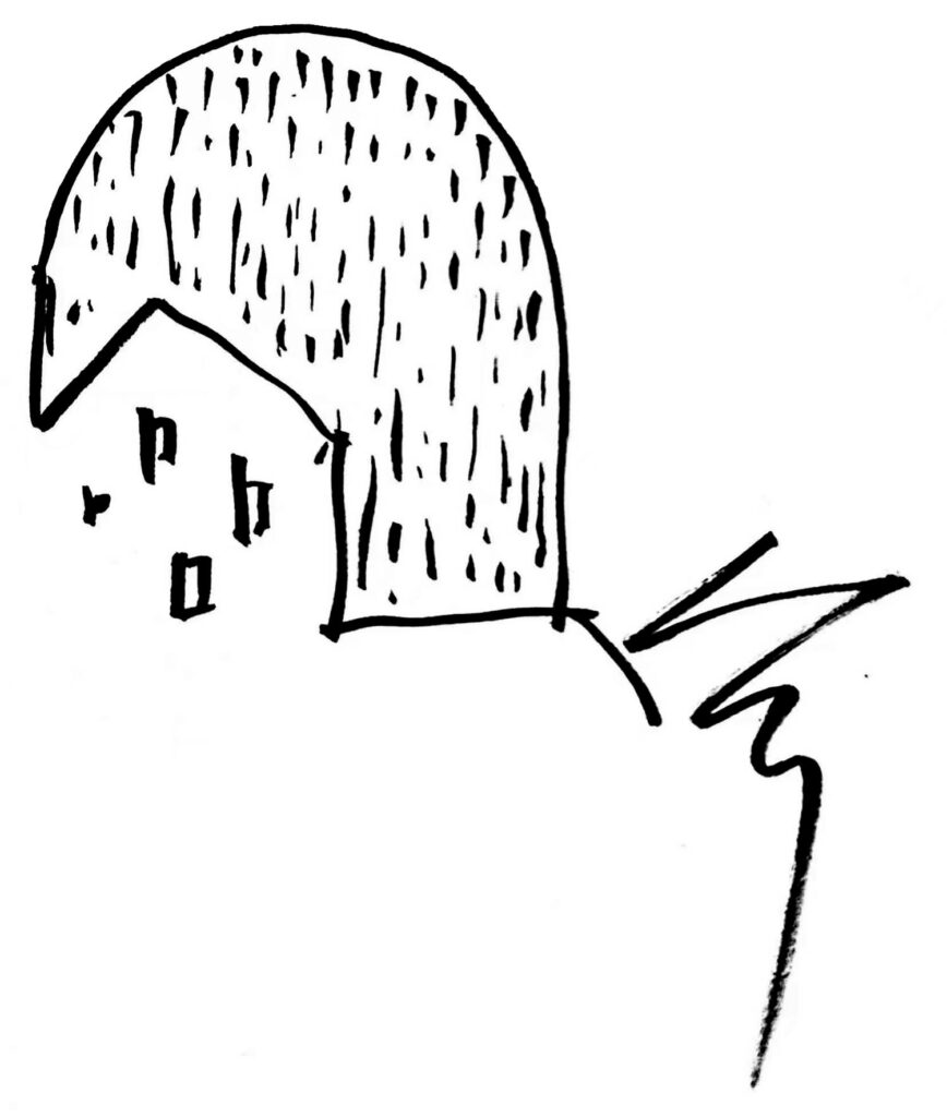 武托比亚实验室首席架构师Ting Yu的画展示铜块商楼概念