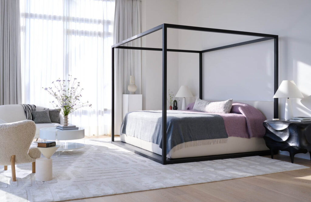 初级卧室树冠床