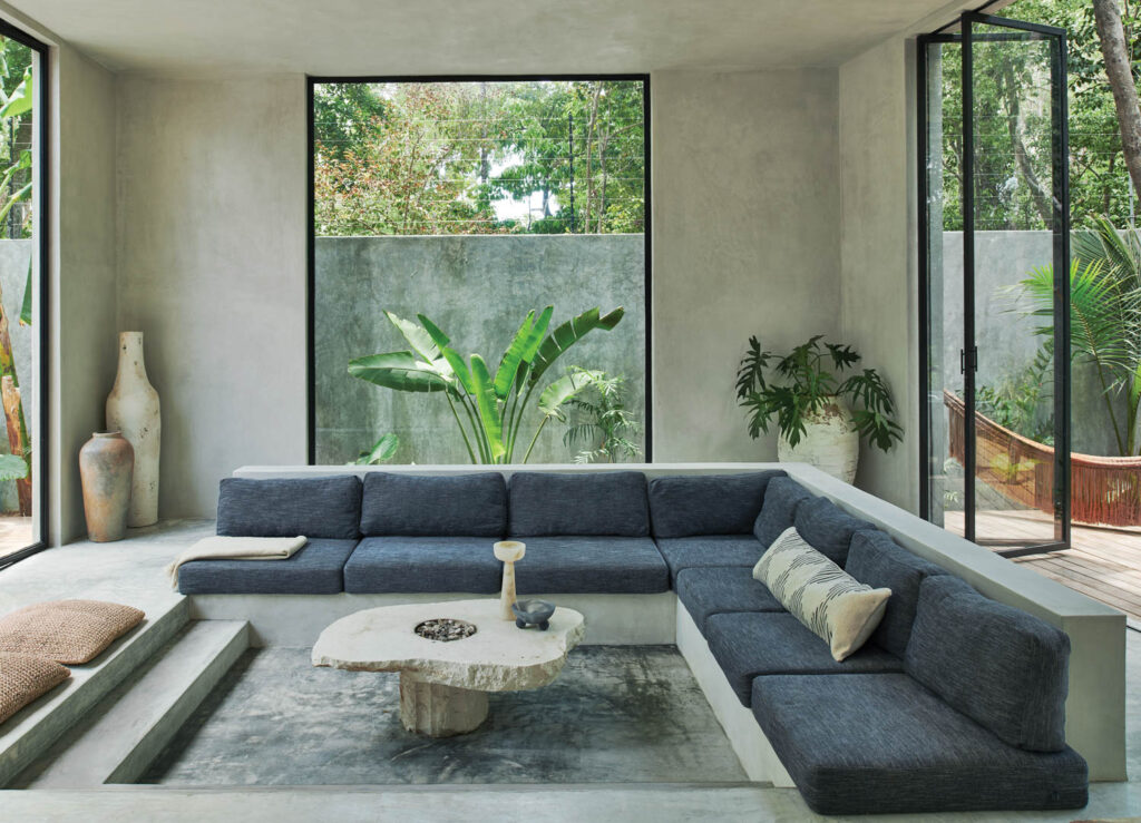 带灰片混凝土楼层