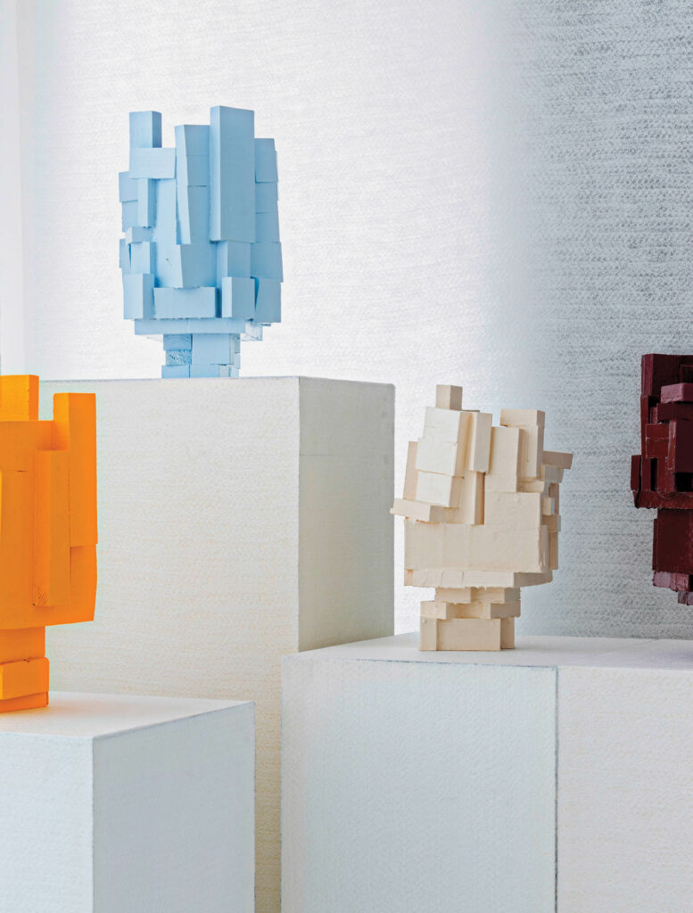 四种花瓶KajsaWillner不同颜色