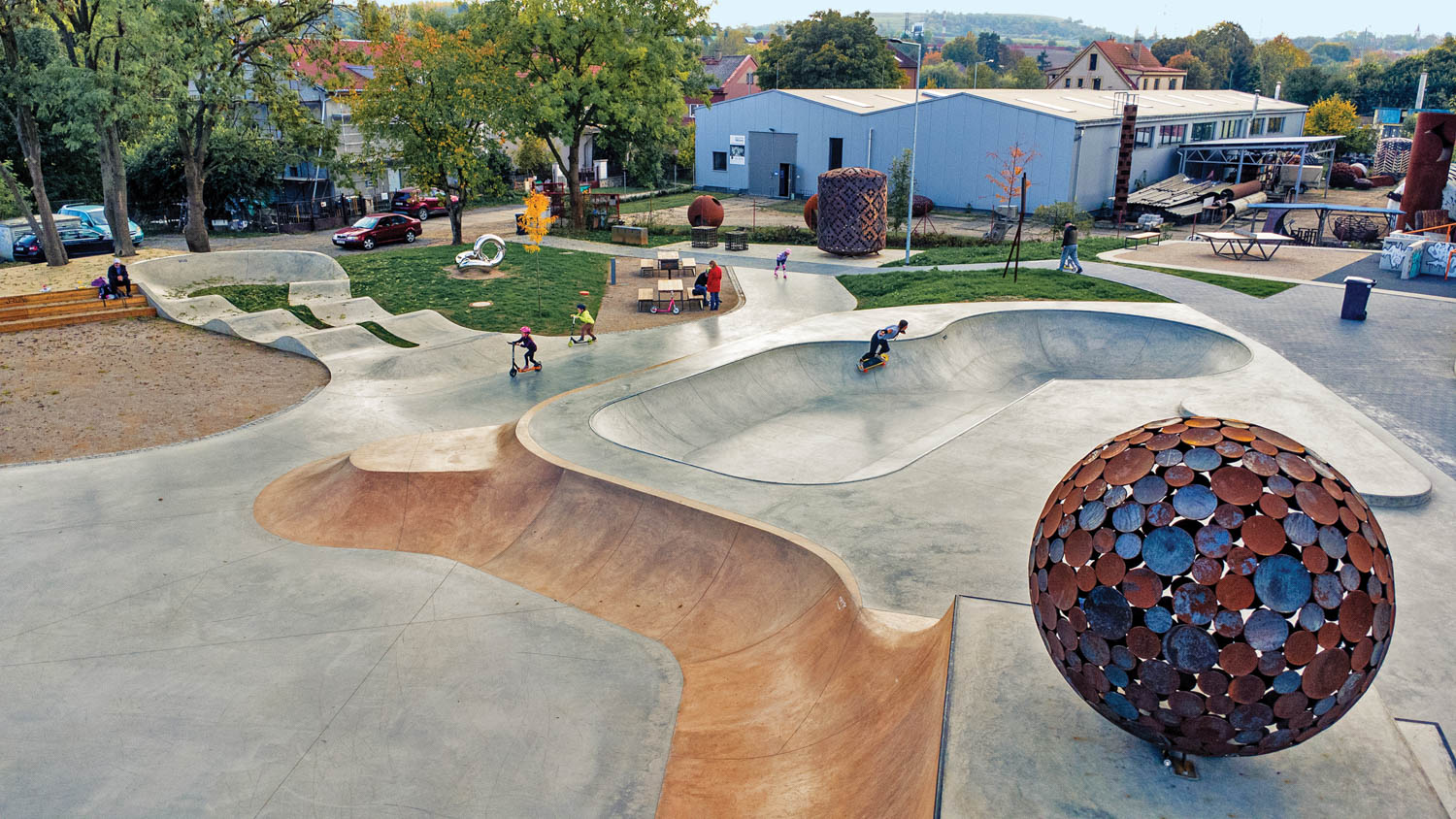 滑板场设计生物形态视图