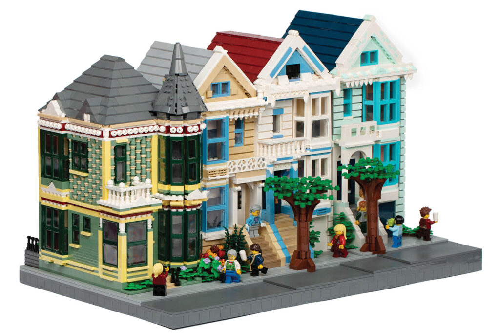 旧金山画家用LEGO砖制作