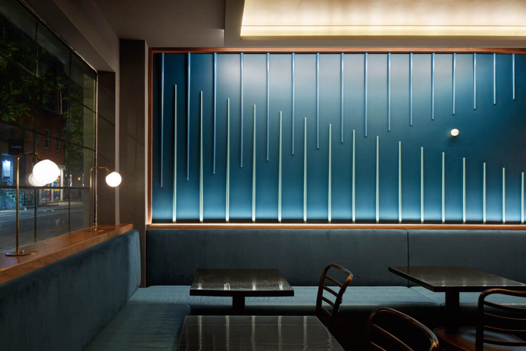 蓝池表启发密尔代私人餐厅