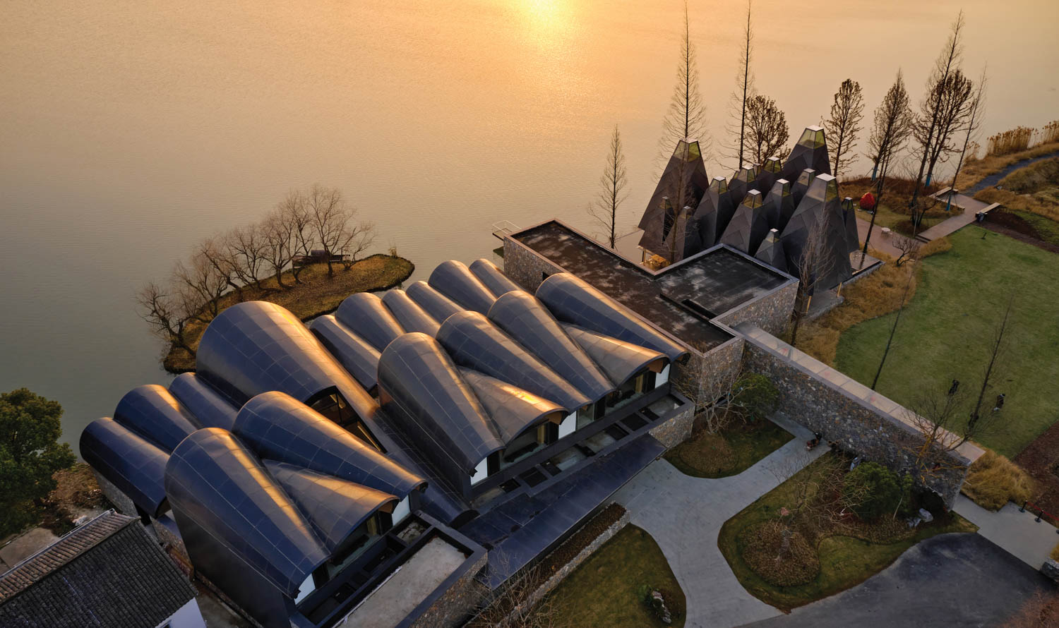 康果金库大海形成中国苏州船厂酒店屋顶