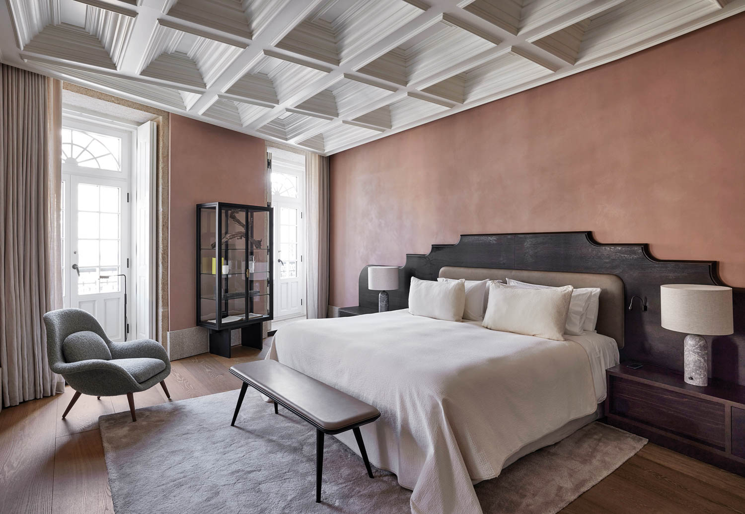 文艺复兴颜色纹理可见于宾馆客房