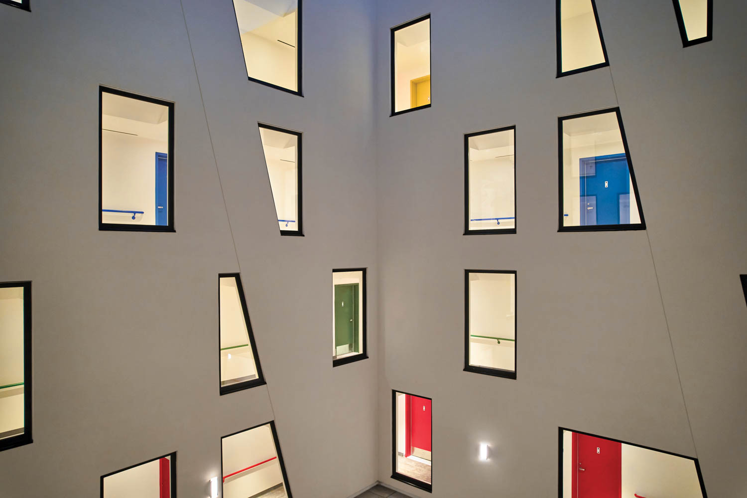 墙上数列几何艺术