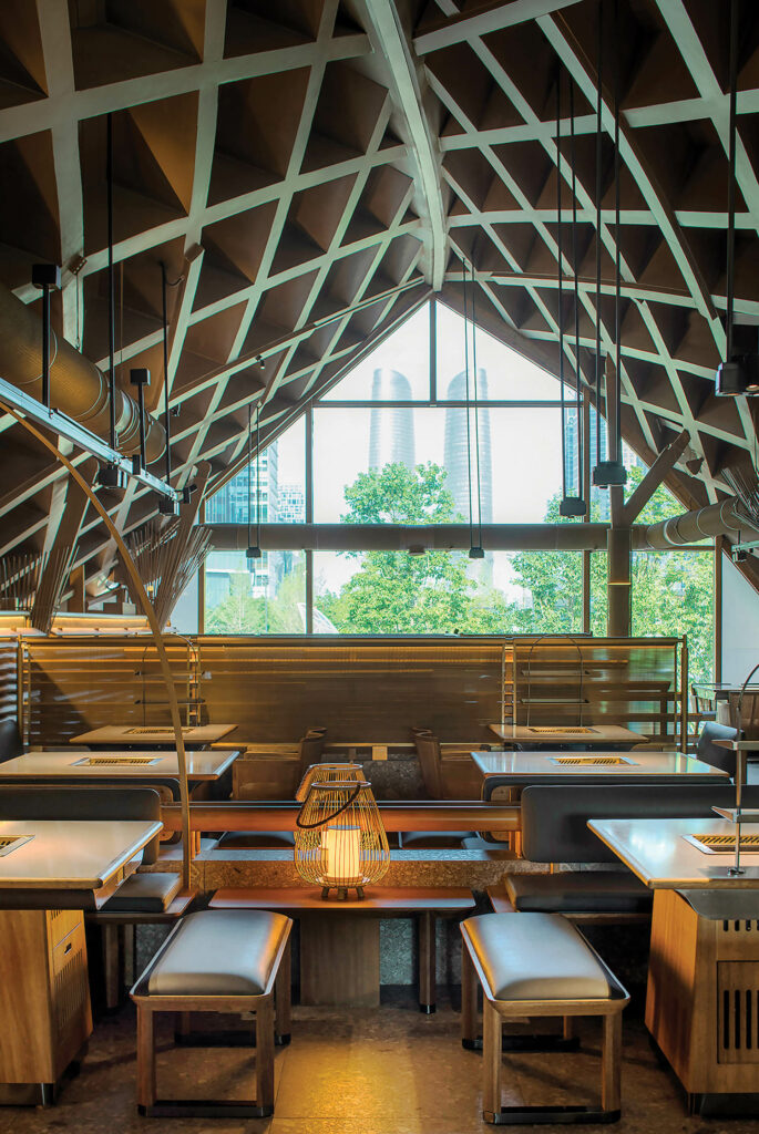 热锅餐厅内装照明