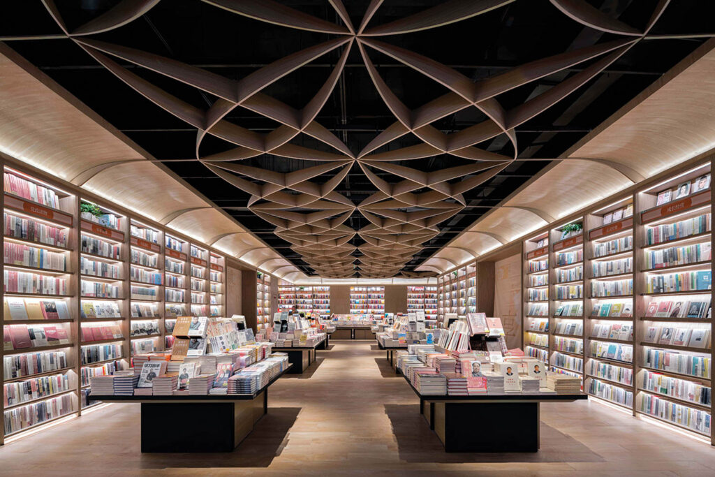 书籍显示暗天花板