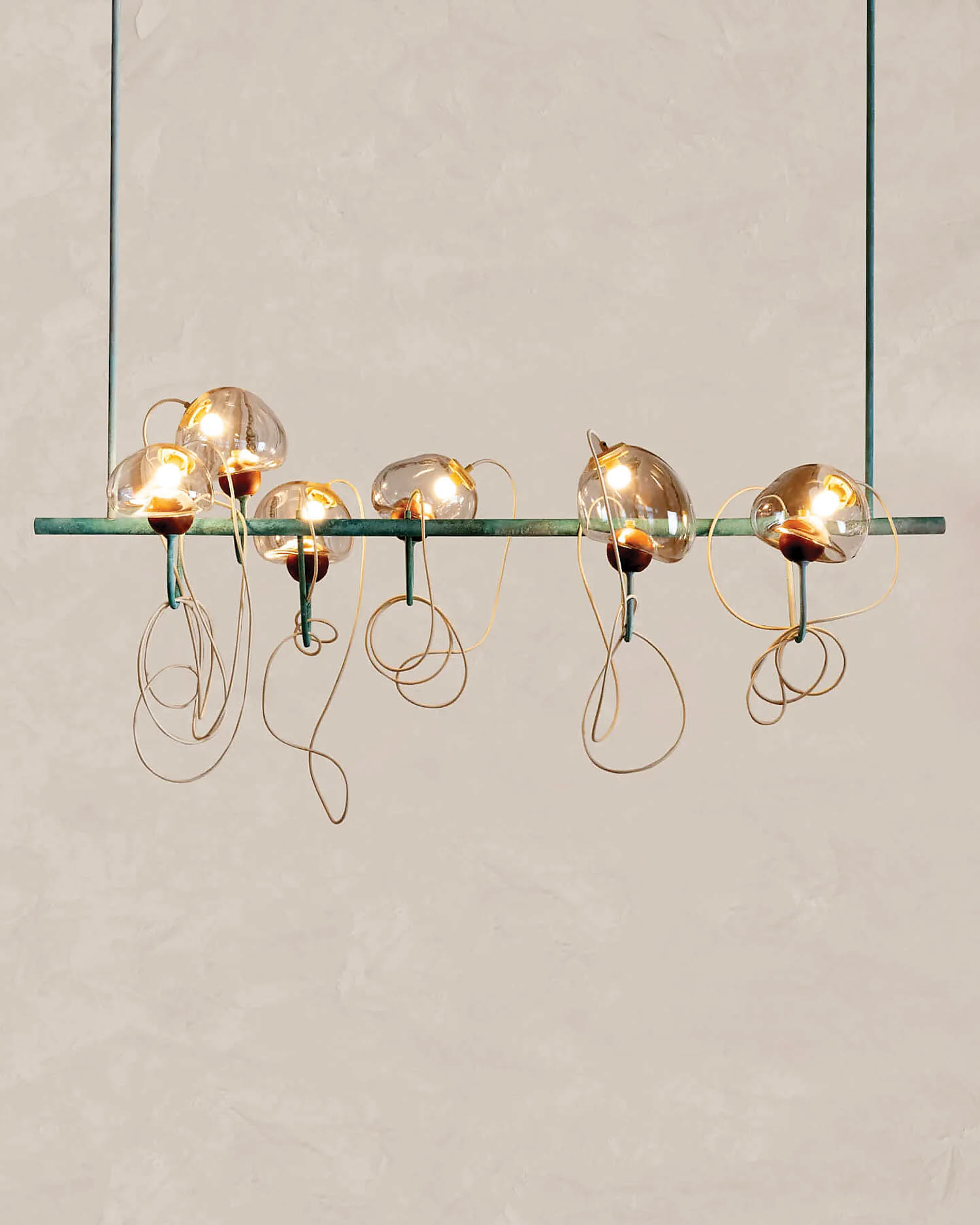 无定型照明挂起天花板