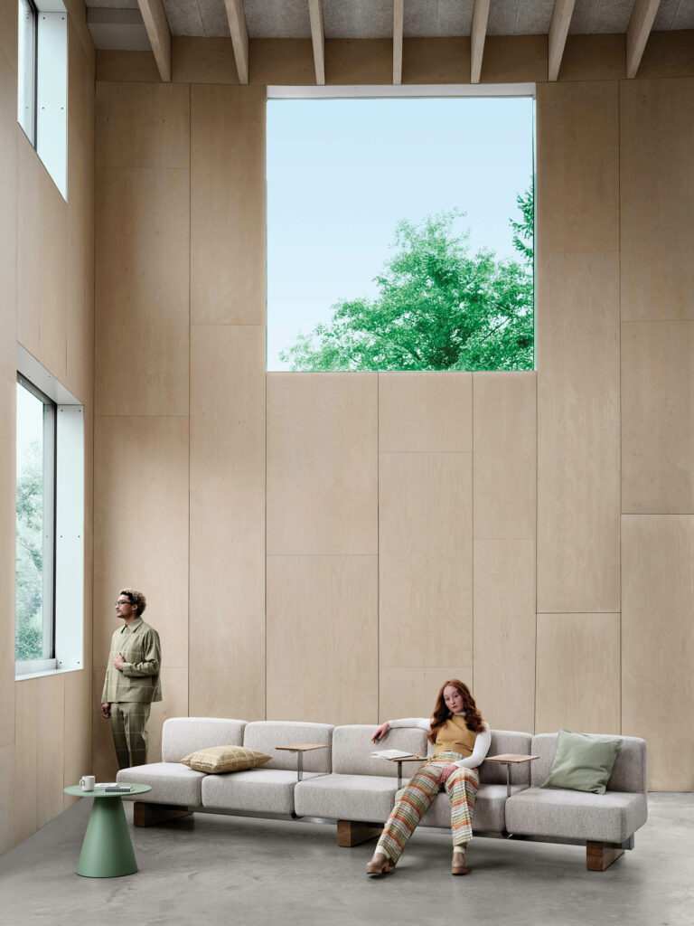 长沙发由小段组成,可以拆开的Tang室