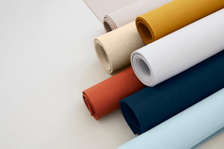 100%Wool设计Felt颜色集合