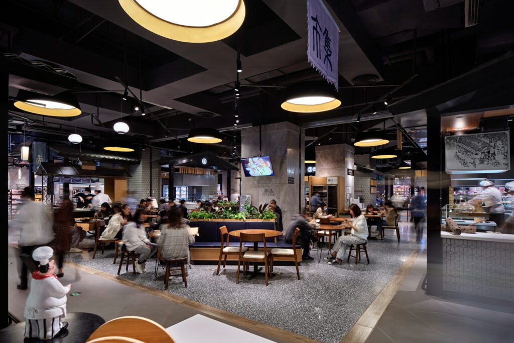 入座区受社区院子启发