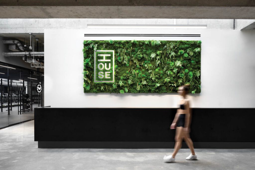 人走入标志House概念