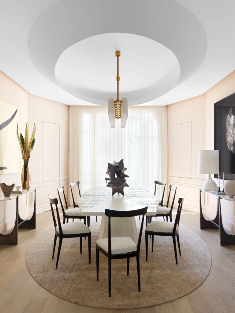 餐厅定制羊毛地毯 白穷松木表环绕老式Ico Parisi轮椅Estremoz大理石自定义工作表破解台