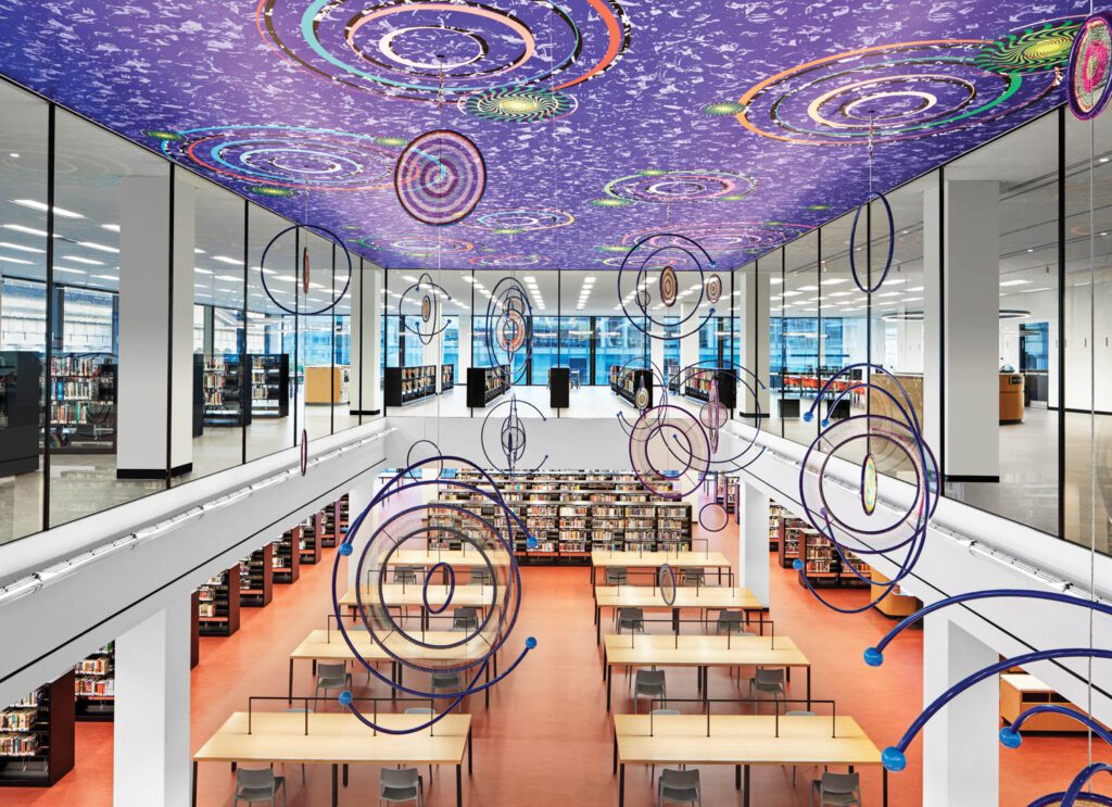 塞诺比亚贝利艺术挂起大阅读室新提高天花板