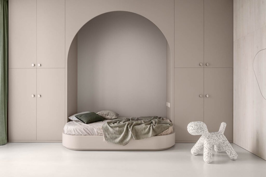 床旁有Natalie Dubrovska蓝大理堂