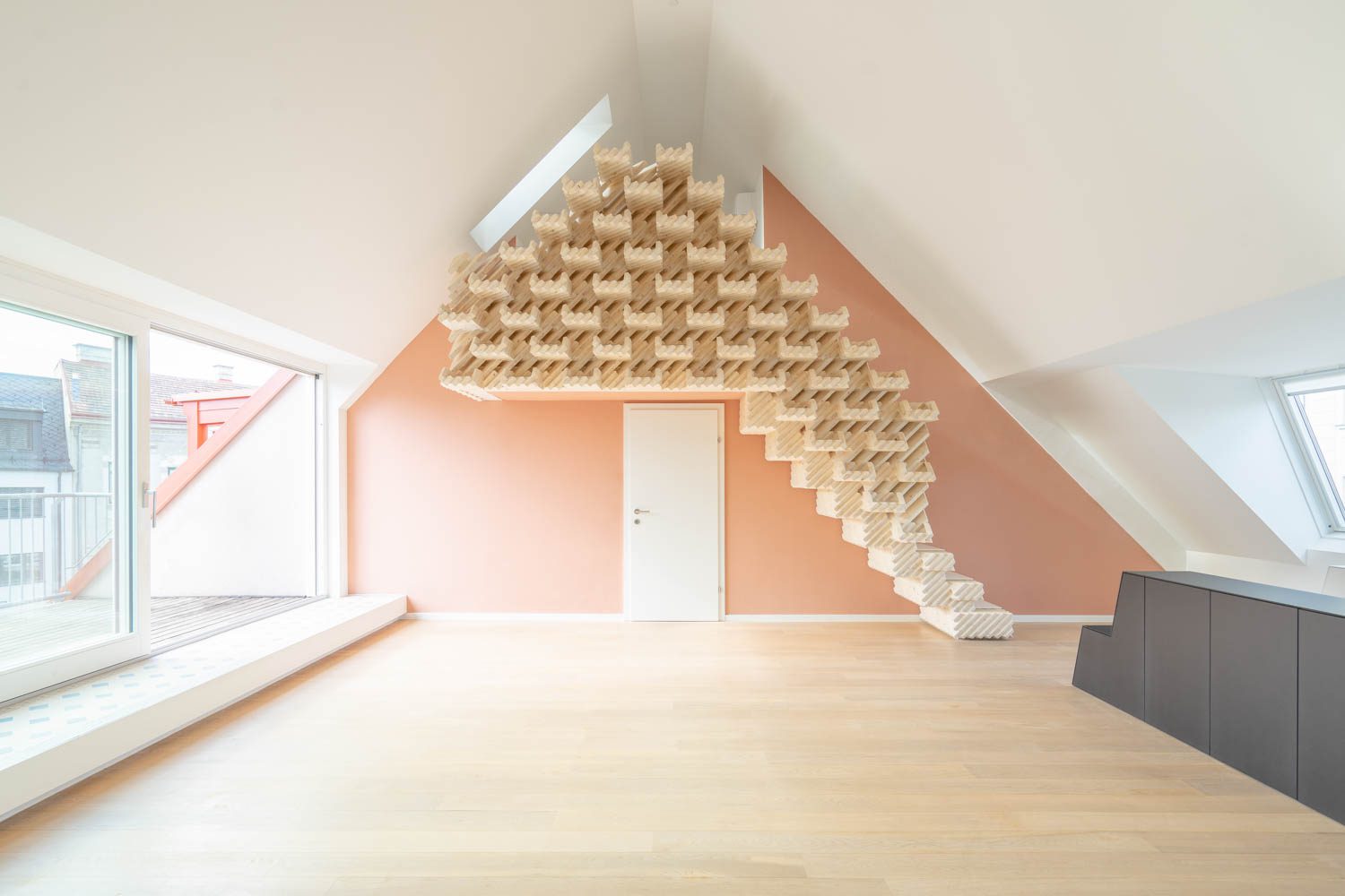 十九世纪水泥瓦线 户外阳台入口