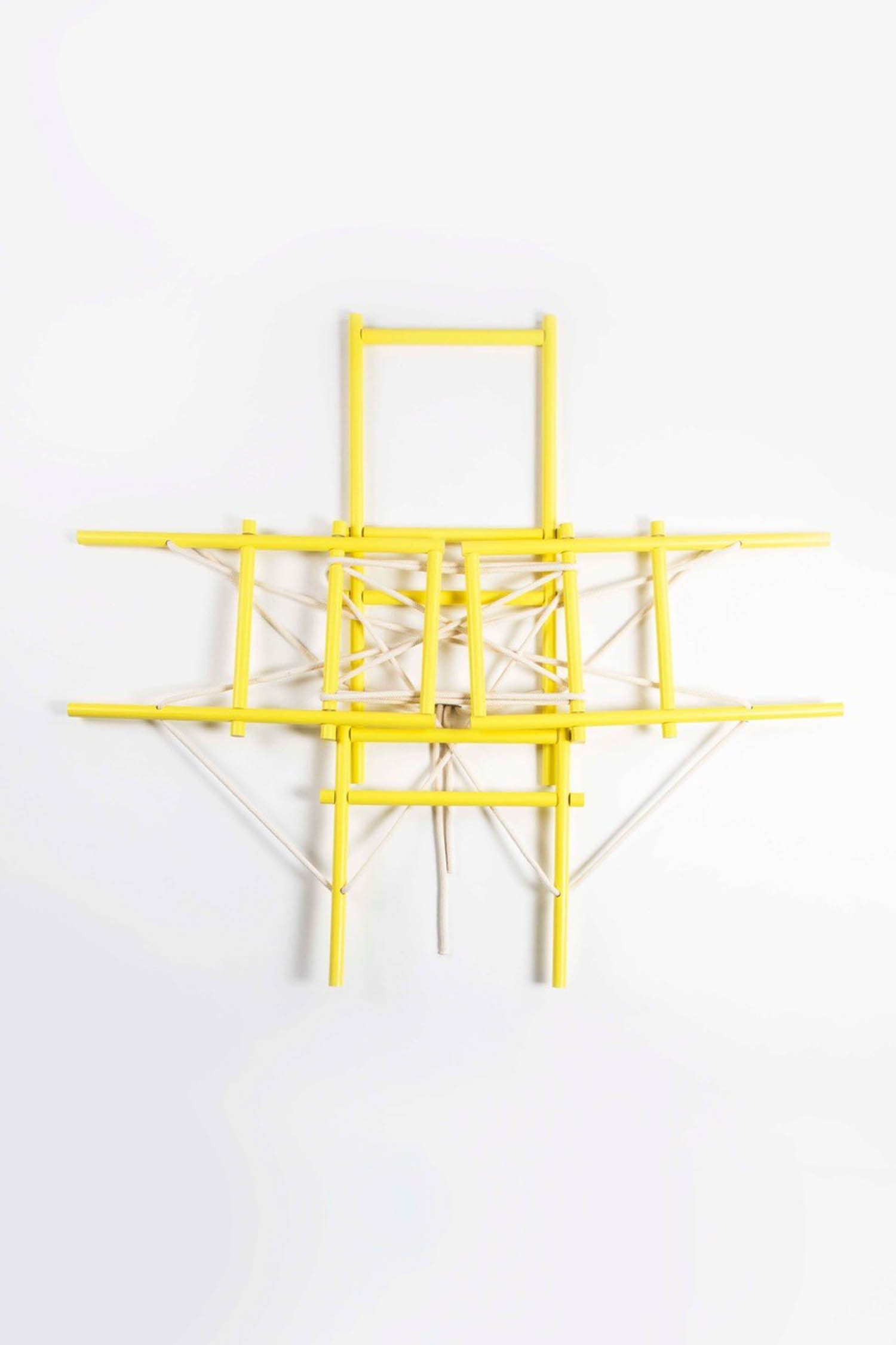 可折叠椅墙艺术