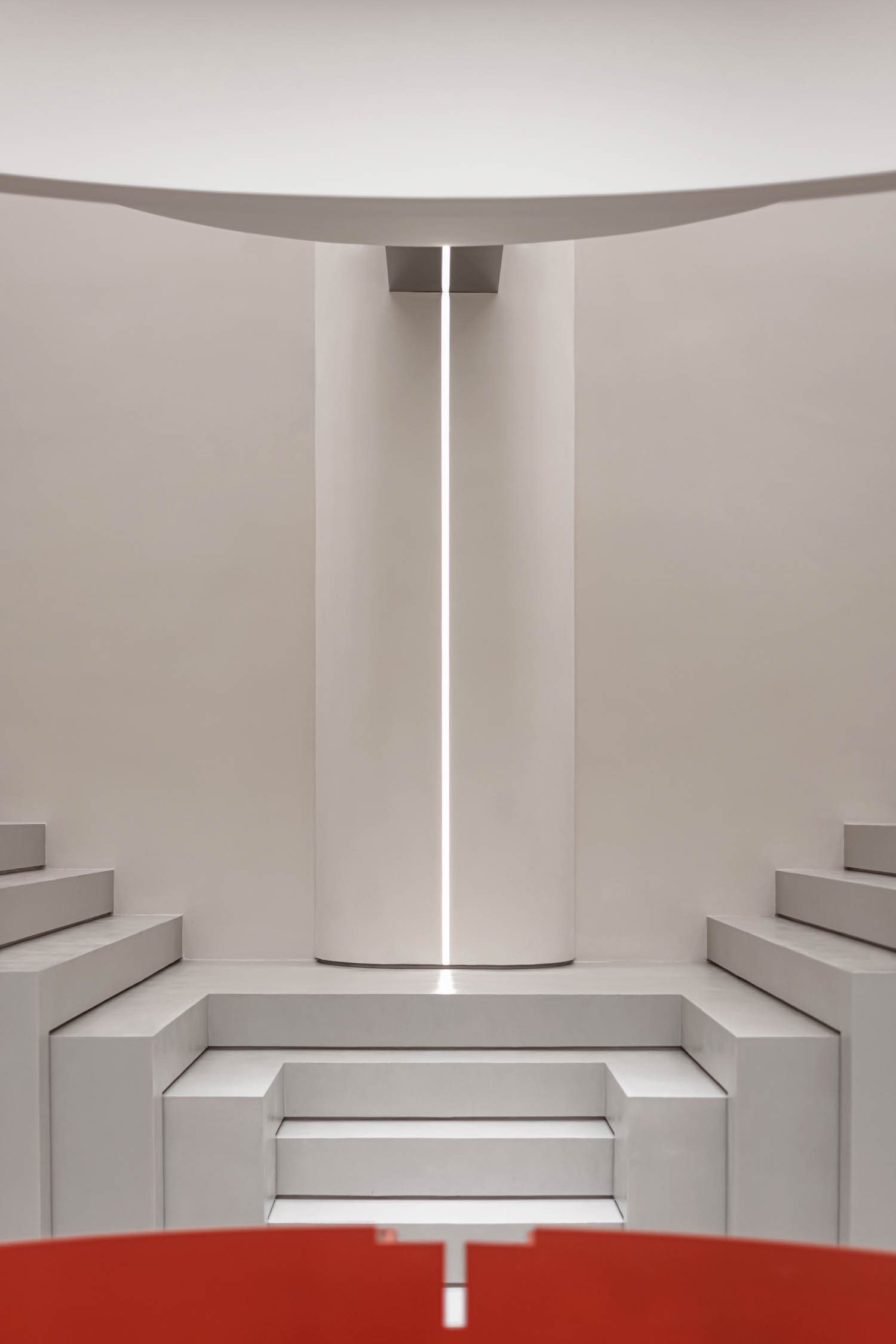 LED条线点亮楼梯