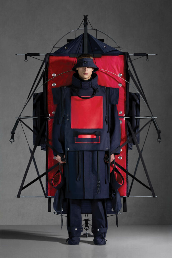 红蓝式时装搭建Craig Green