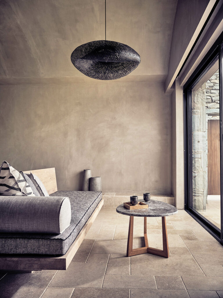 希腊克里特Acro套房休息区