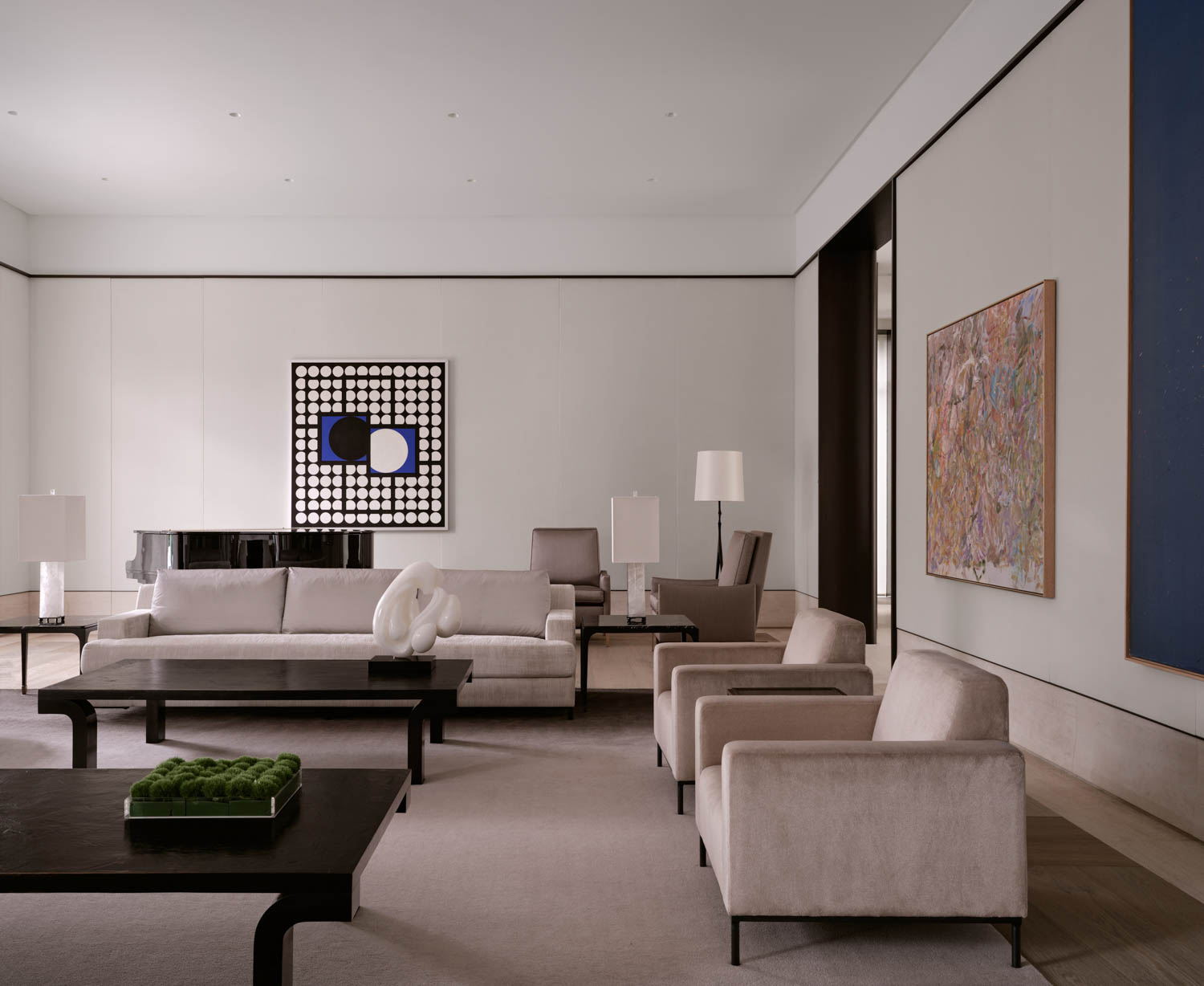 盛大房间墙嵌入开士米