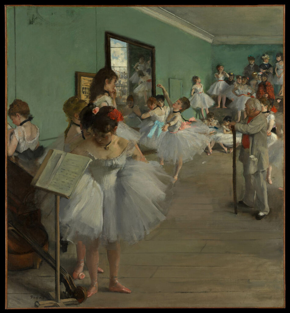 舞蹈类1874年Edgar Degas