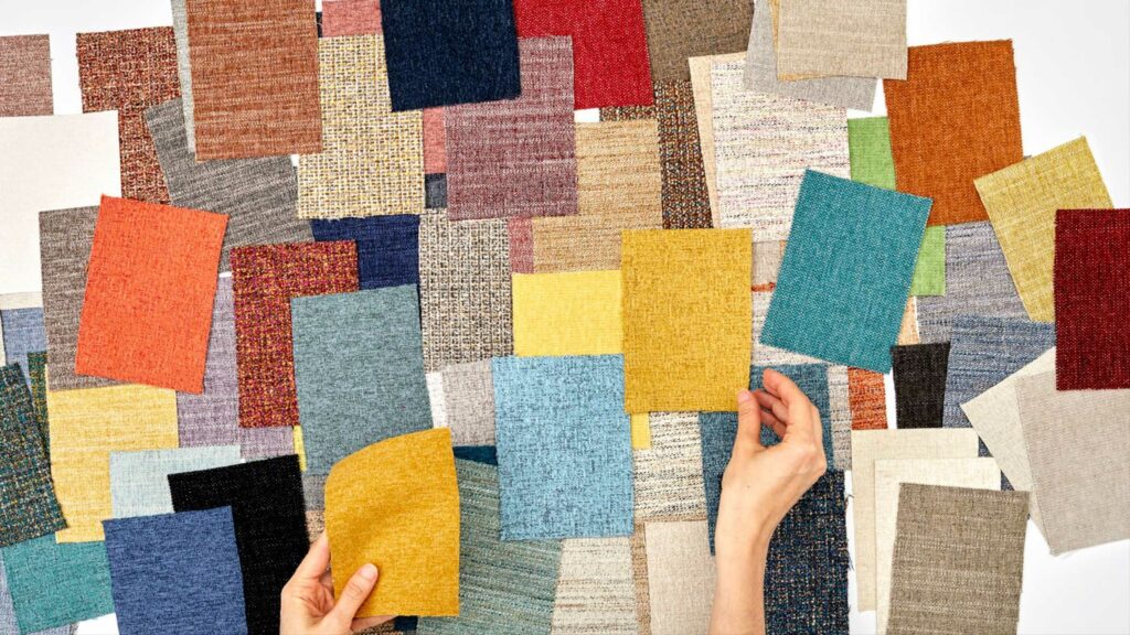 ypton织物样本新康混合