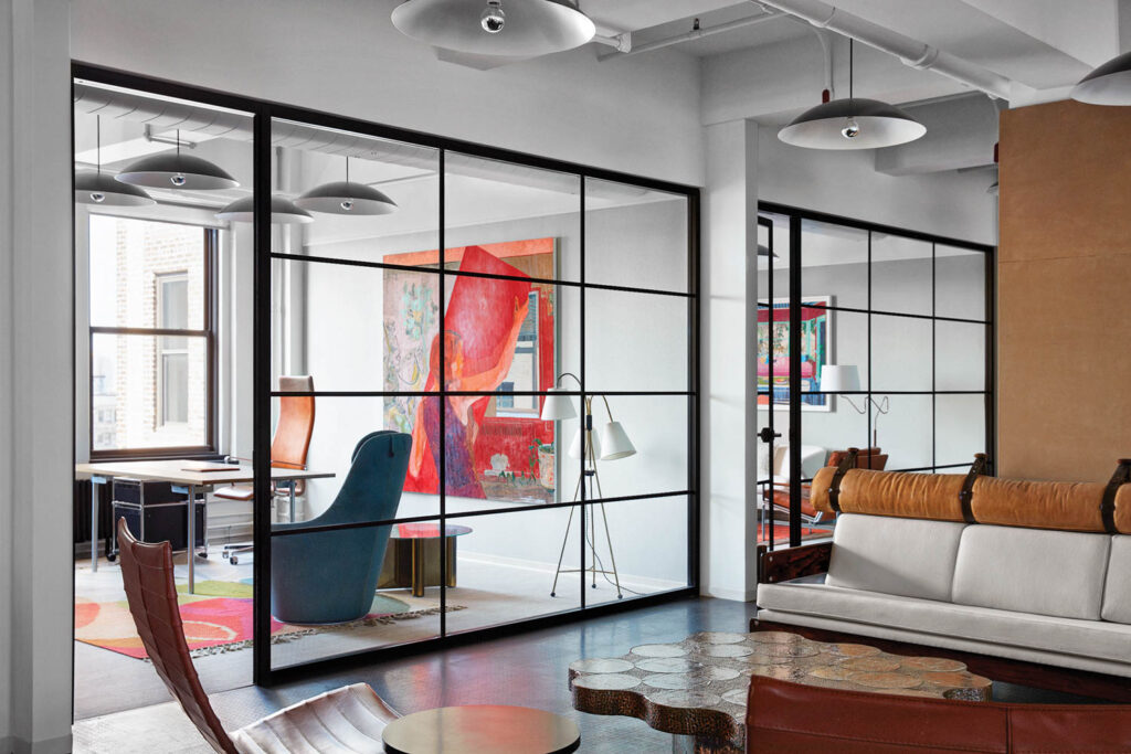 玻璃板分割办公室